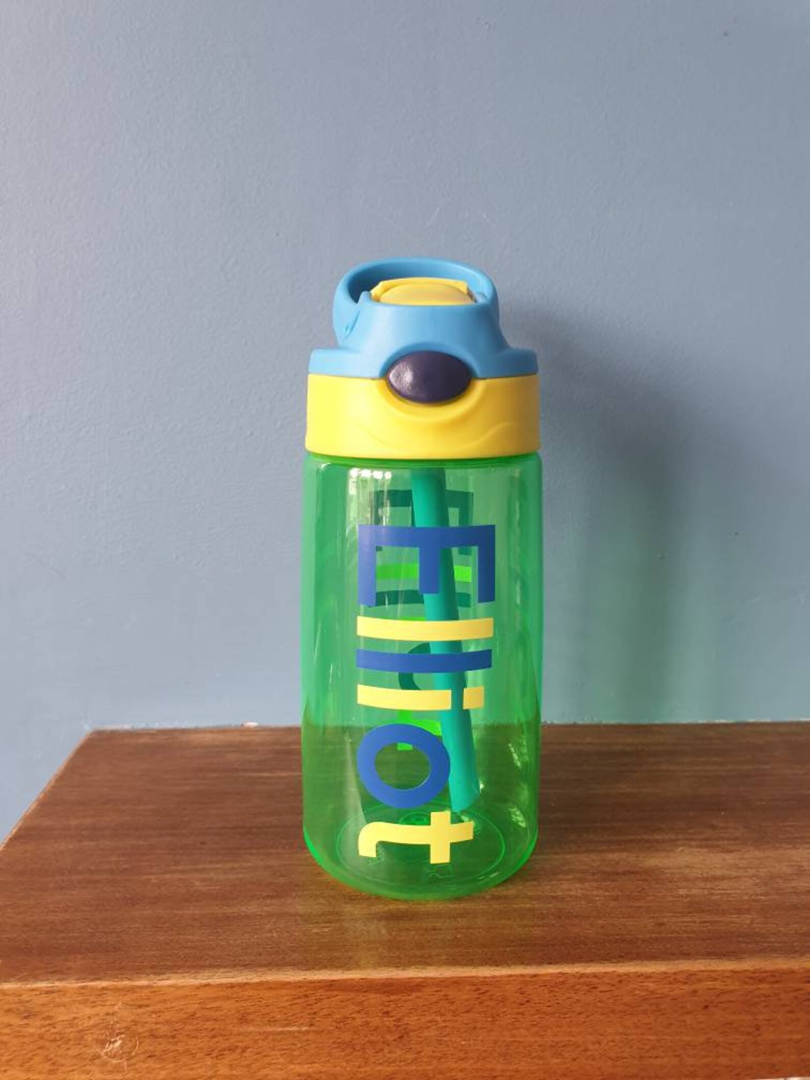 Kids water bottle 480ml pop up spout water bottle with handle Etsy