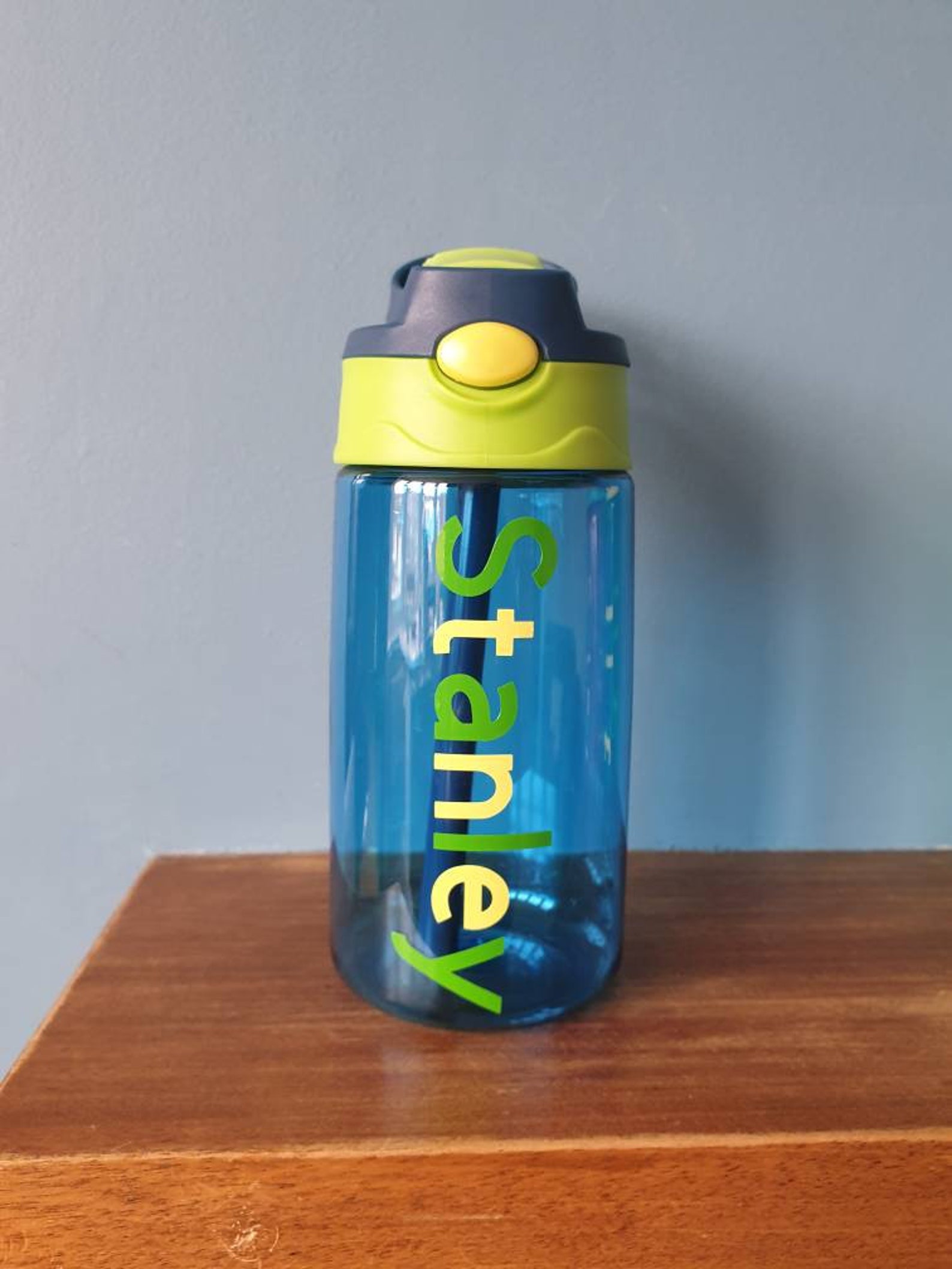 Kids water bottle 480ml pop up spout water bottle with handle Etsy