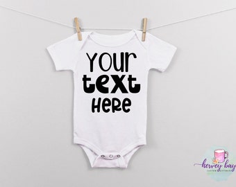 Personalised Baby Bodysuit - Custom Baby Bodysuit