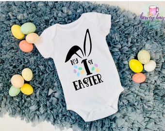 My First Easter Baby Bodysuit - Baby Bodysuit - Custom Baby Bodysuit - My First Easter - First Easter - Baby First Easter - Baby Easter 2023