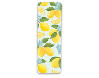 Lemon Bookmark | Cute Spring Notebook | Lemon Decor | Book Club Gift |