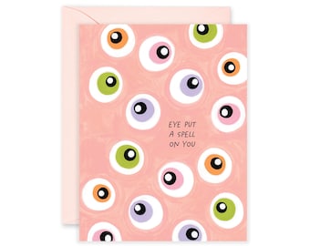 Eye Put a Spell on You Halloween Card | Spooky Season | Cute Halloween Card | Cute Halloween