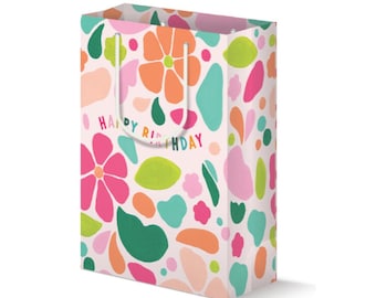 Birthday Blobs Gift Bag | Gift Bag | Birthday Paper Gift Bag | Luxury Gift Bag