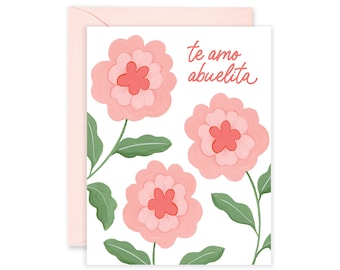 Te Amo Abuelita - Feliz Dia De Las Madres Abuelita | Card For Mom | Card in Spanish