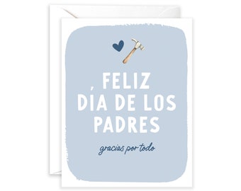 Gracias Por Todo Card | Happy Father's Day Card | Father's Day Card in Spanish | Feliz Dia De Los Padres Card | Feliz Dia Papa