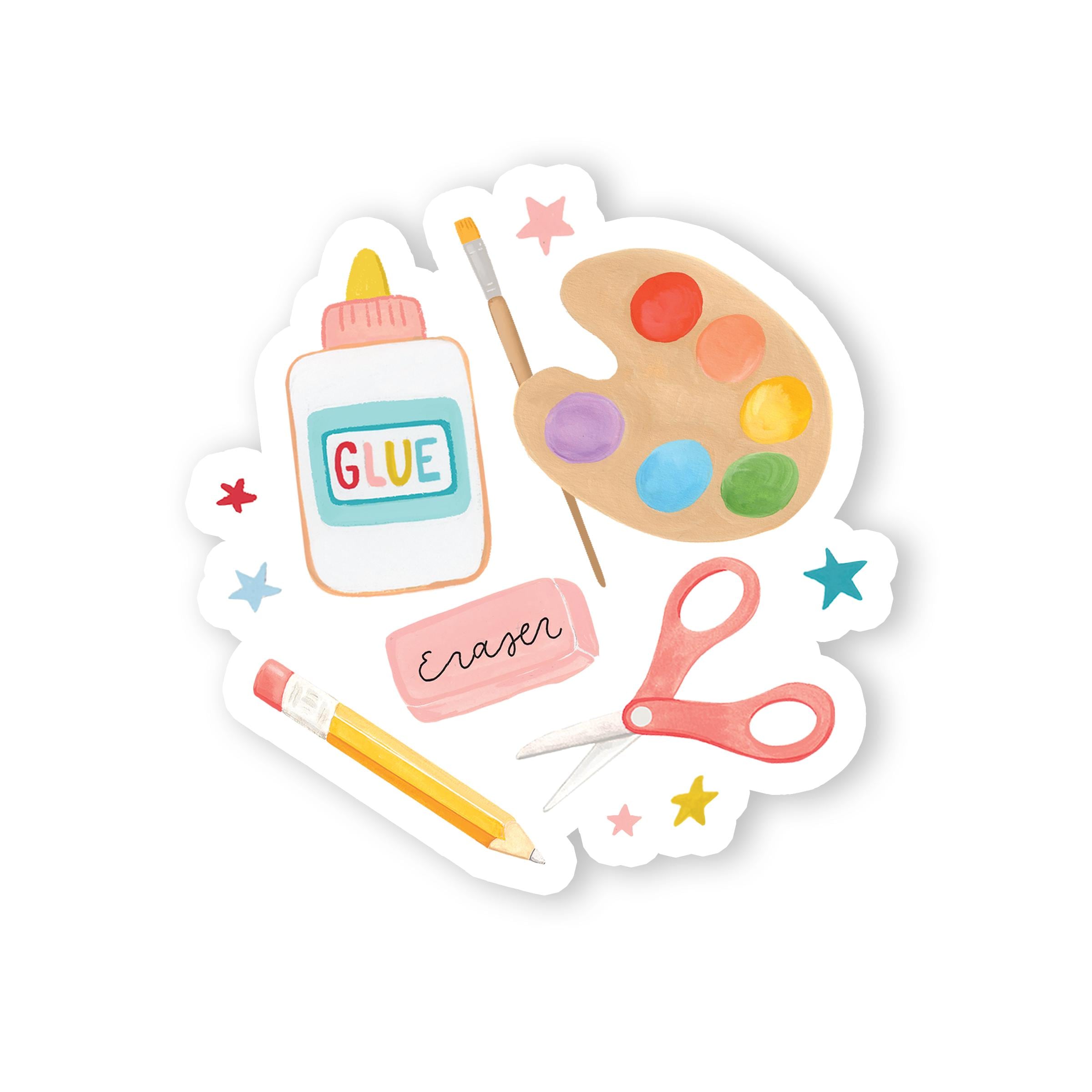 Craft Sticker Design Crafts Sticker | Artist Sticker | Sticker for Artists | Arts & Crafts ...