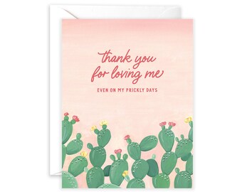 Thank You For Loving Me - Valentine's Day Card & Love Card