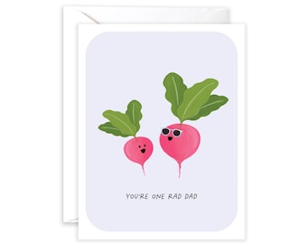 Rad Dad | Happy Father's Day Card | Card For Dad | Card for Step Dad