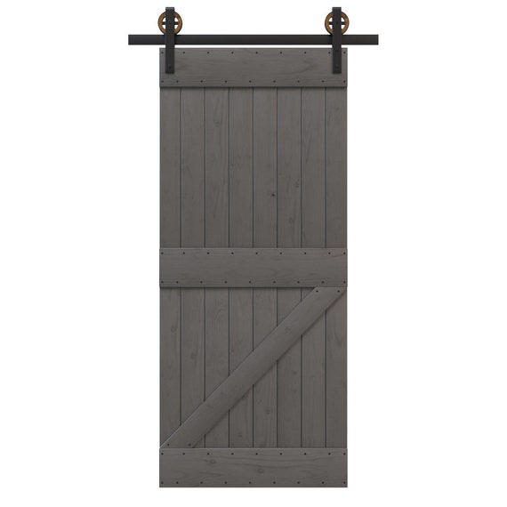 Free Shipping Diy Half Z Bristol Style Sliding Barn Door Kit Custom Built To Order