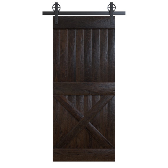 Free Shipping Diy Half X Spokane Style Sliding Barn Door Kit Custom Built To Order