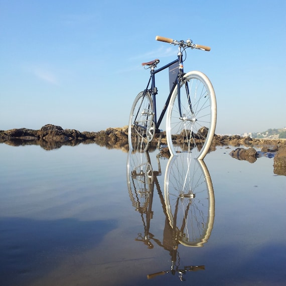 Poignées vélo de ville look liège 130 mm