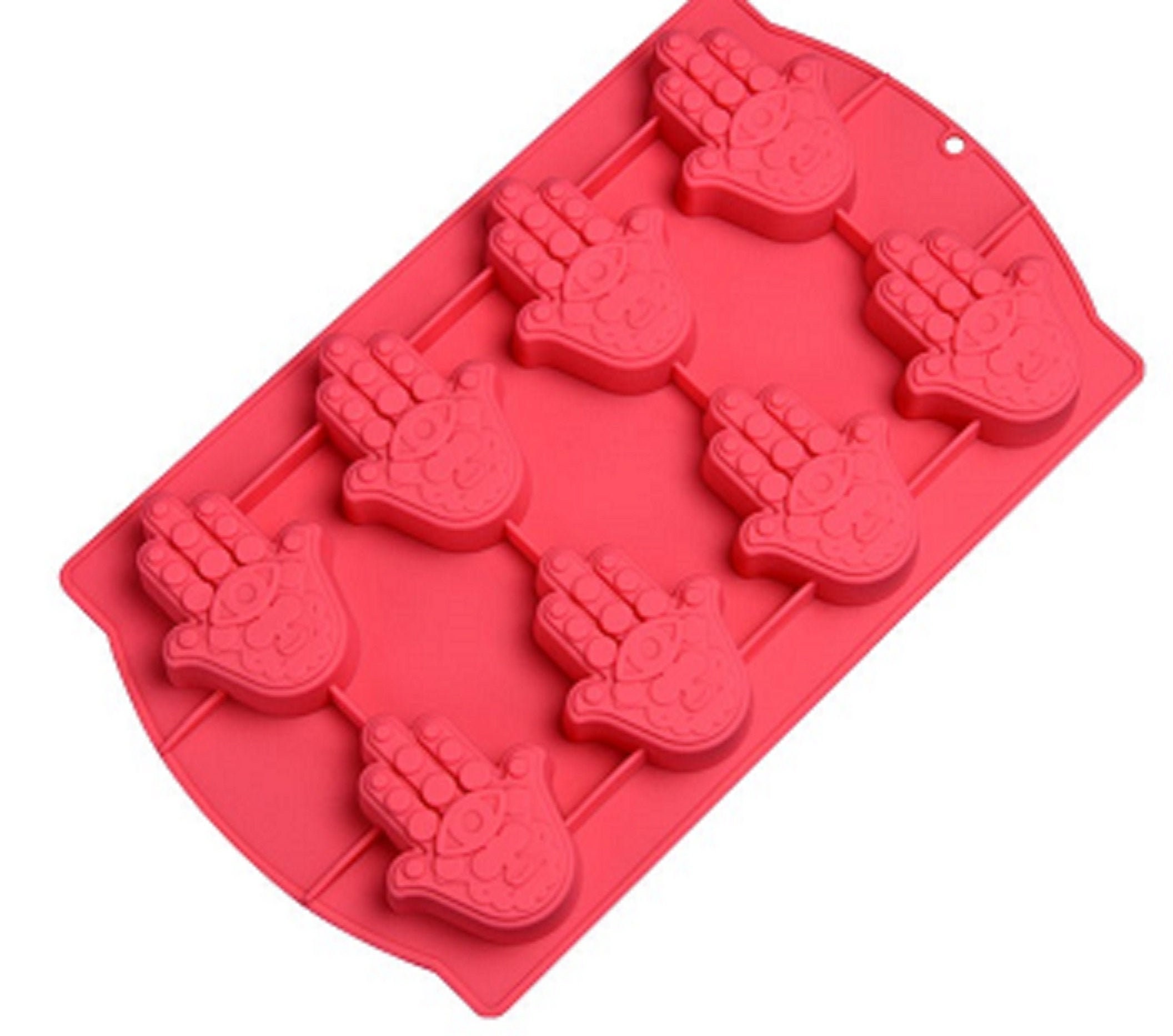 Holiday Theme Ice Cube Tray Candy Cane Gingerbread Men Christmas Party  Novelty Silicone Jello Chocolate Mold 