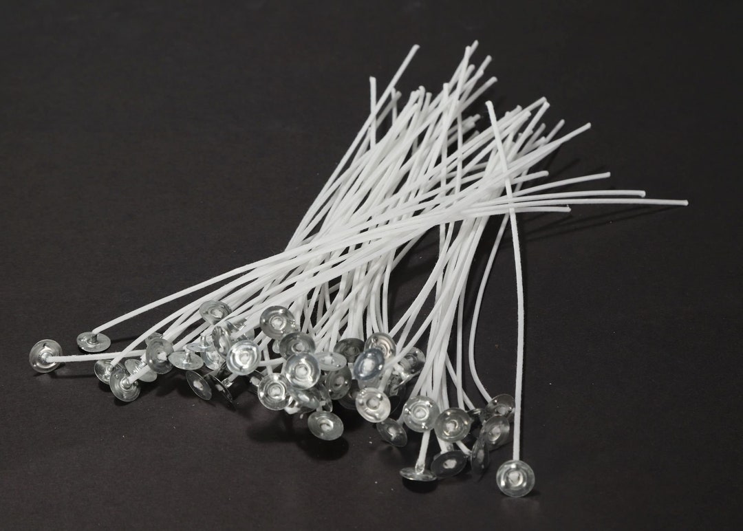 100pcs Candle Wicks 8 Inches (20 Cm), Candle Wicks With Metal