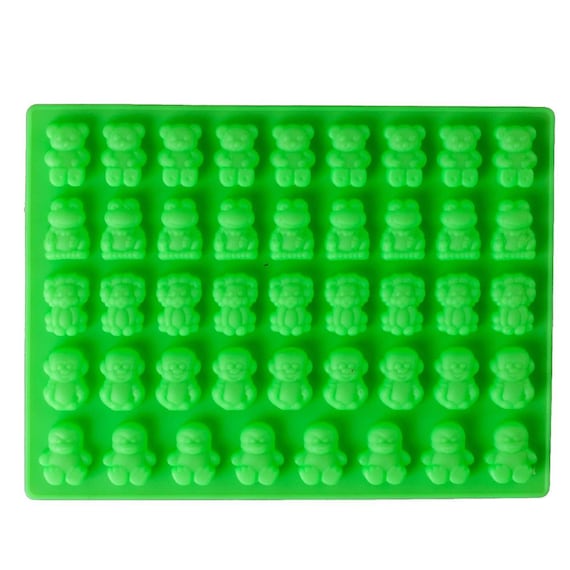 45 Cavity Mini Animal Shape Silicone Ice Mold, Gummy Mold, Soap
