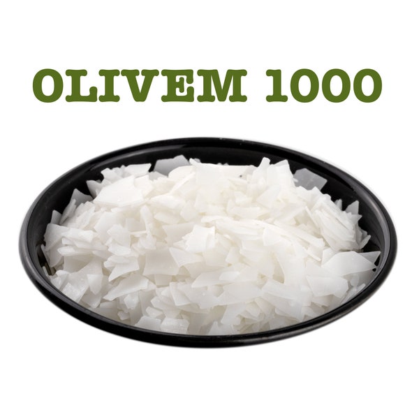 Olivem 1000 Natural Source Self-Emulsifier For Lotions, Plant-Derived Eco-Cert emulsifying wax, DIY for Cream & Lotion, PEG-Free, 100 g