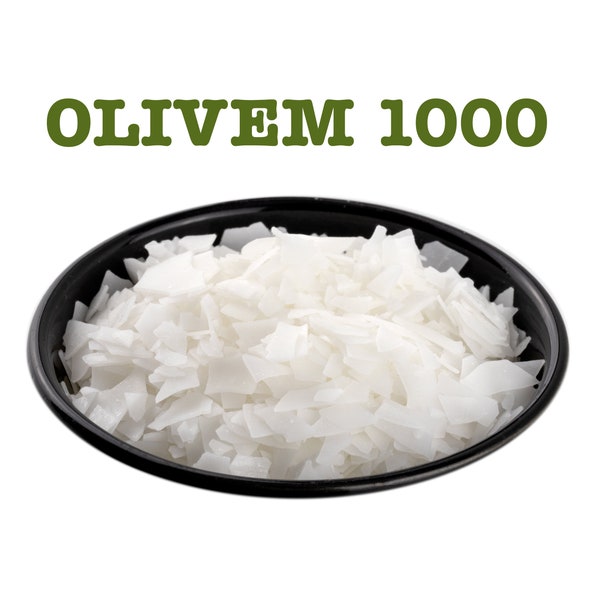 Olivem 1000 Natural Source Self-Emulsifier For Emulsions, Plant-Derived Eco-Cert emulsifying wax, DIY for Cream & Lotion, PEG-Free, 200 g