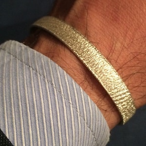 Silver bangle &quot;glitter&quot; narrow, NEW bangle forged / silver bracelet glittering style [made to measure]