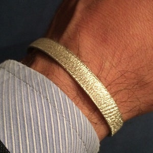 Silver bangle &quot;glitter&quot; narrow, bracelet bangle hand-forged 999 silver bracelet solid [made to measure]