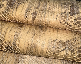 Piel de serpiente auténtica (no Cites), piel de serpiente, piel exótica