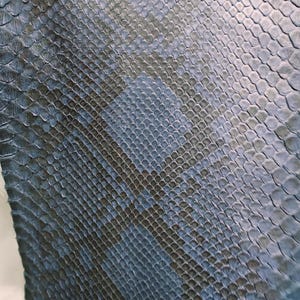 Echtes Schlangenleder, Schlangenleder, exotisches Leder