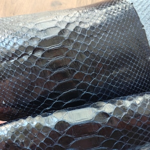 Genuine snake skin (non Cites) snakeskin leather, exotic pelle