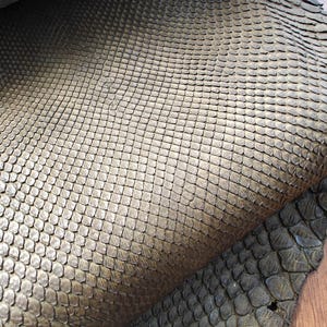 Genuine snake skin (non Cites) snakeskin leather, exotic pelle