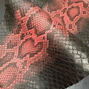 100% echt slangenleer (niet Cites)-slangenleer