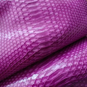Genuine snake skin (non Cites) snakeskin leather, exotic pelle