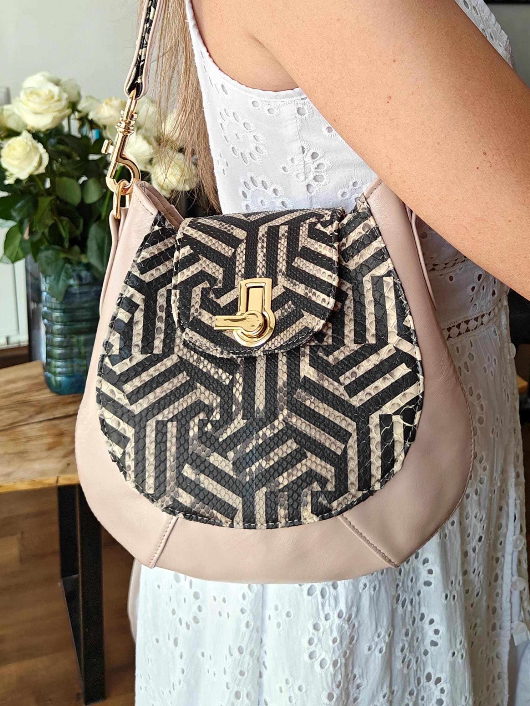 Pink Snake Purse Etsy