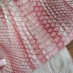 Piel de serpiente auténtica (no Cites), piel de serpiente, piel exótica