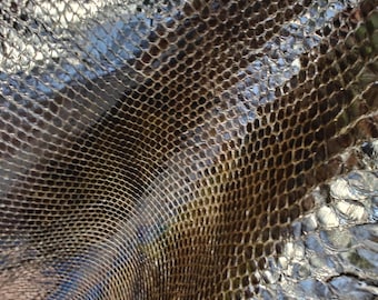 Piel de serpiente auténtica (no Cites), piel de serpiente, piel exótica