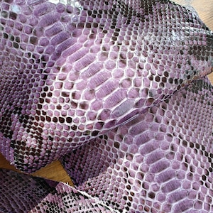 Piel de serpiente auténtica (no Cites), piel de serpiente, piel exótica