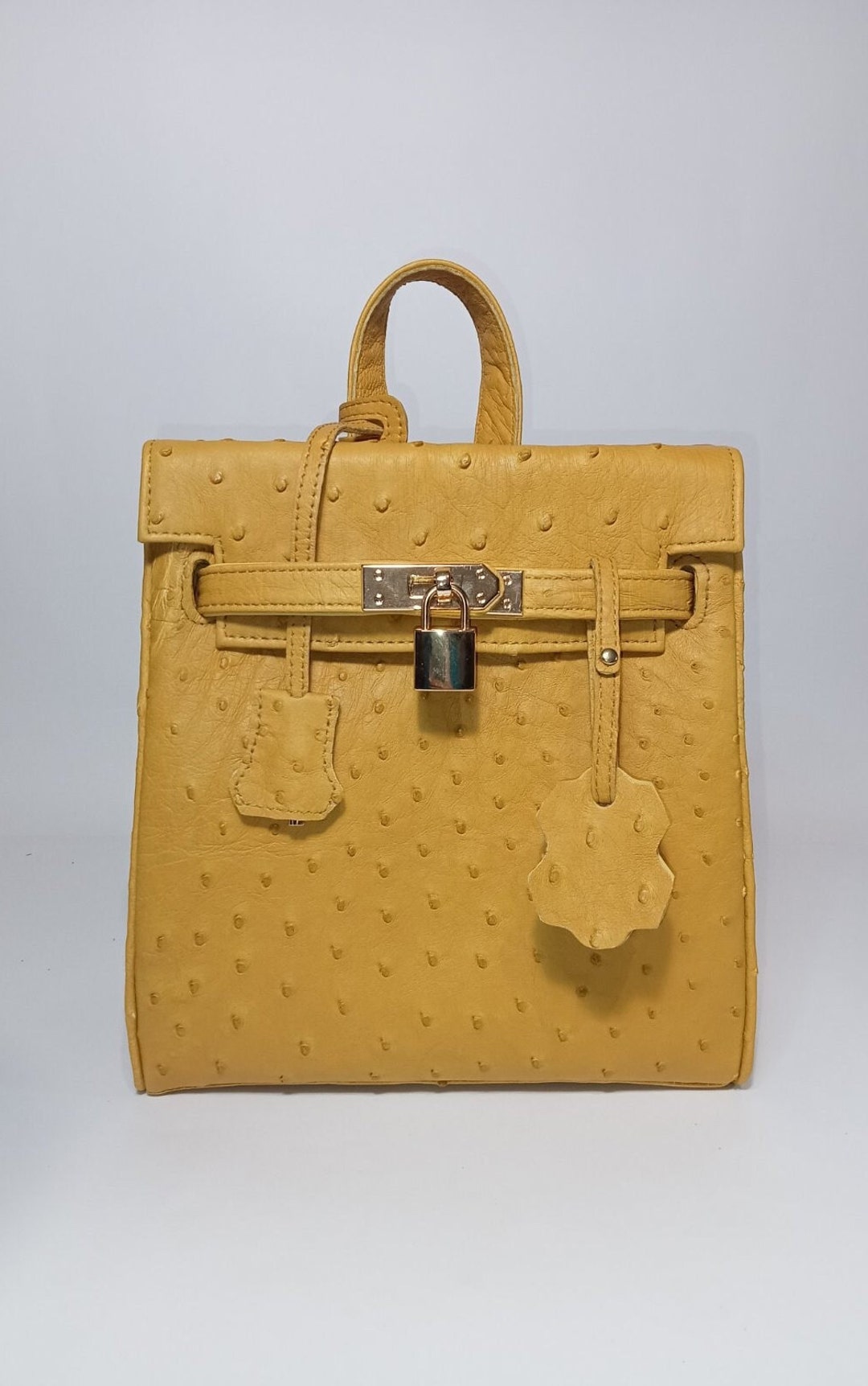 Ostrich Pattern Print Backpack main image 0