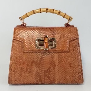 Borsa a tracolla in pelle di serpente: borsa a tracolla di lusso