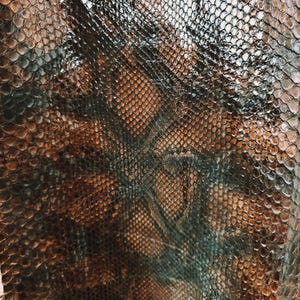 Genuine snake leather, snakeskin leather, exotic leather