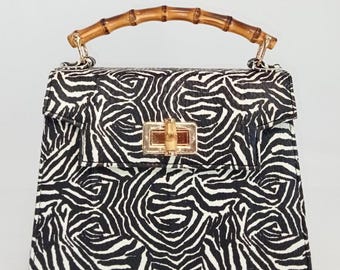 Echte Schlangenhaut Top-Griff-Tasche : Luxus Leder Crossbody Geldbörse