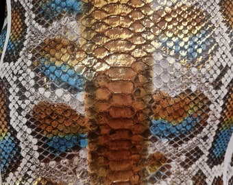 Real snake leather (non Cites) snake skin leather