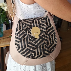 Leren handtas, echte slangenleertas, hobo-handtas, schoudertas, handgemaakte tas, dameshandtas, pythonleren tas, luxe portemonnee