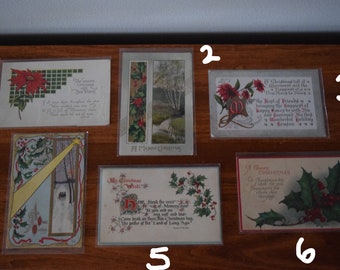 Vintage Christmas/Holiday Postcards