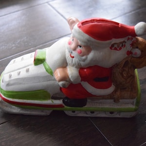 Santa Coin Bank - Enesco - 1979 - Lucy & Me