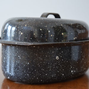 Enamel Speckled Casserole Dish