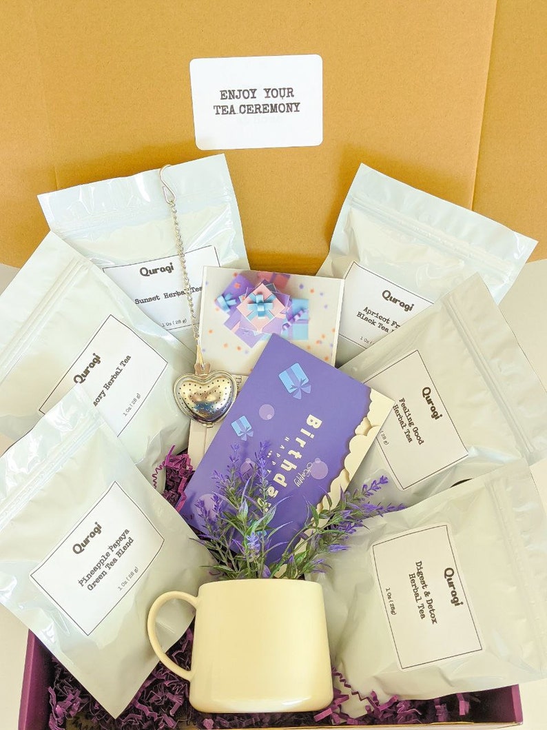 Tea Lover Gift Box Gift for Mom Thinking Of You Gift Box Etsy