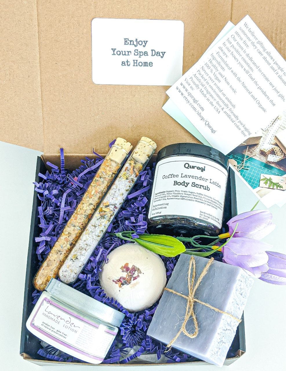 Coffret cadeau ensemble cadeau de spa boîte de cadeau | Etsy