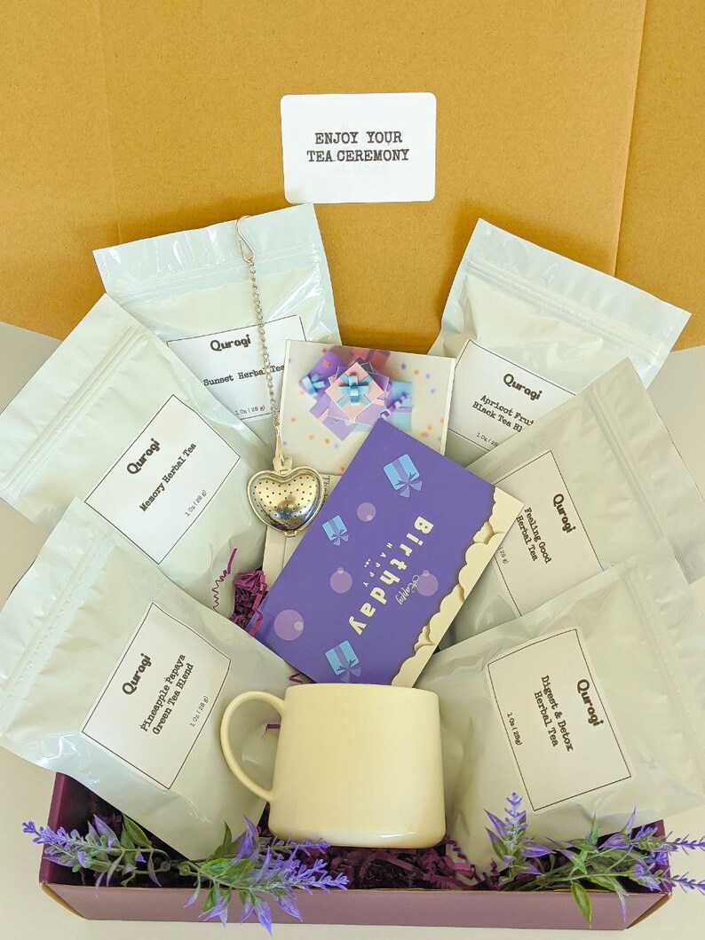 Tea Lover Gift Box Gift for Mom Thinking Of You Gift Box Etsy