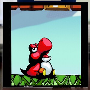 Baby Yoshi Pixel Art Etsy
