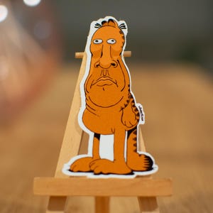 Garfield Sticker (2 x 3 inch Glossy)