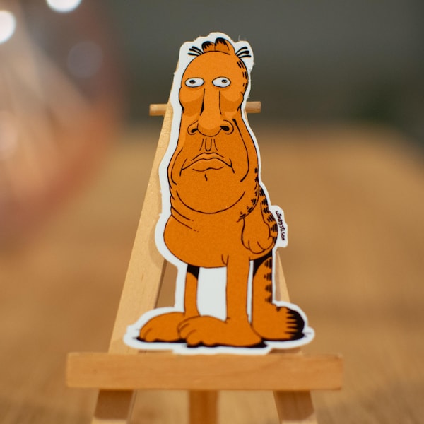 Garfield Sticker (2 x 3 inch Glossy)