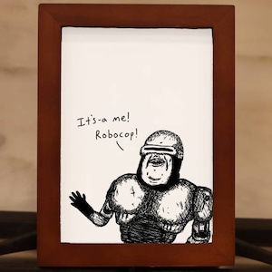 Robocop Print By Wimbyjilson (Multiple Sizes Available)
