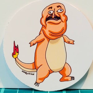 Charmander Sticker (1.5 x 1.5 Inch Glossy)