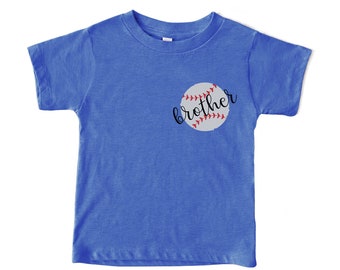 Baseball Brother Pocket Shirt, Baseball Shirts, Brother Shirts, Family Baseball Shirt, Baseball Game Day, That's My Bro